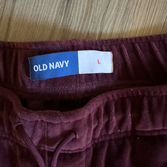 Mens Old Navy Velvet Jogger Pajama Bottoms - Picture 4 of 5